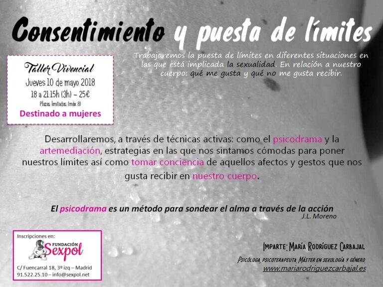 Cartel sobre el consentimiento