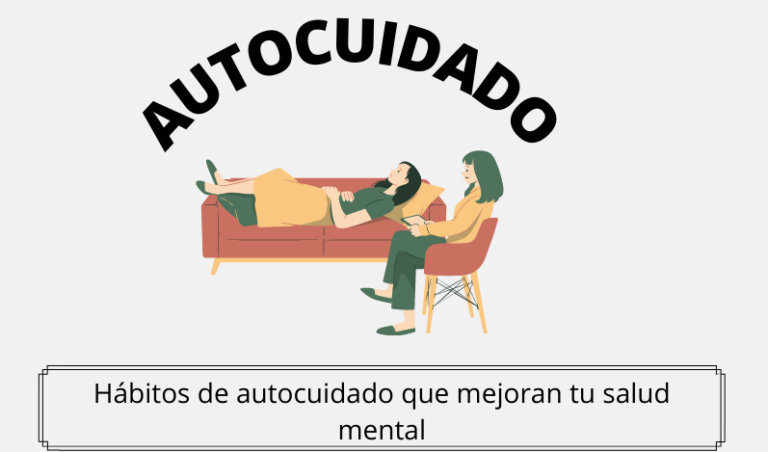 Infografía sobre hábitos de autocuidado y bienestar personal